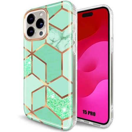 Coque - Hölster - för iPhone 15 Pro - Ultra Slim - Mjuk - Turkos