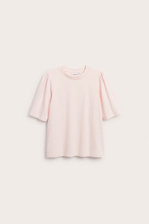 Kappahl | Top z bufiastymi rękawami Jasnoróżowy XL | Jasnoróżowy