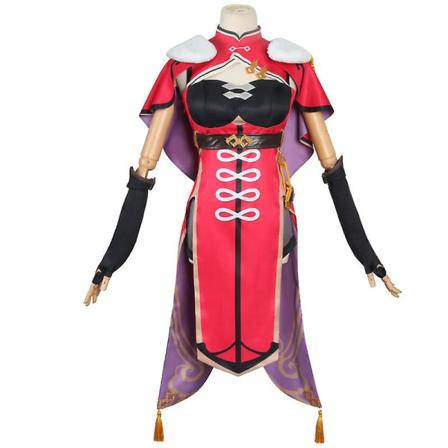 Ganyu Cosplay Kostym För Genshin Impact Ganyu Cosplay Kostym Halloween Klänning Kappa Costume L