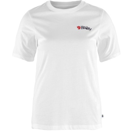 Fjällräven Women's Hoja T-Shirt in White/Weiß, Bio-Baumwolle | Size: XL