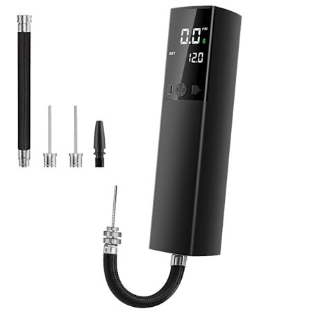 Electric Ball Pump, Basketball Smart Air Pump With Accurate Pressure Gauge And Digital Lcd Display F