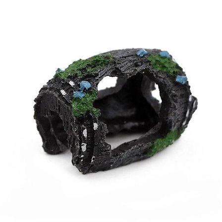 Akvariedekoration tecknat hus skydd Kompatibel med akvarium