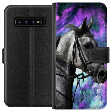 Kompatibelt Lommeboketui til Samsung Samsung Galaxy S10 Hest
