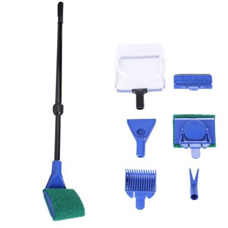 5-i-1 akvarierensesett med justerbart håndtak