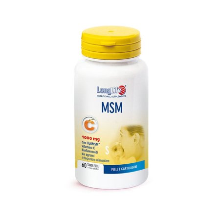 Longlife MSM 1000mg 60 Tavolette
