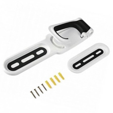 Vertikal Sykkel Vegghenger Enkel Betjening Praktisk Sykkeloppbevaringsstativ Sykkel Veggfeste for Garasjer Svart Hvit