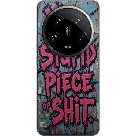 Kompatibelt Mobilskal till Xiaomi 14 Ultra Rosa graffititext