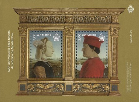 San Marino 2022 - Federico da Montefeltro - Postfrisk miniark