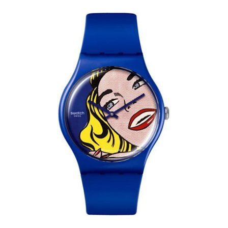 Ur - SWATCH - Girl Roy Lichtenstein - MoMA Special Edition - 41 mm - Quartz - Unisex