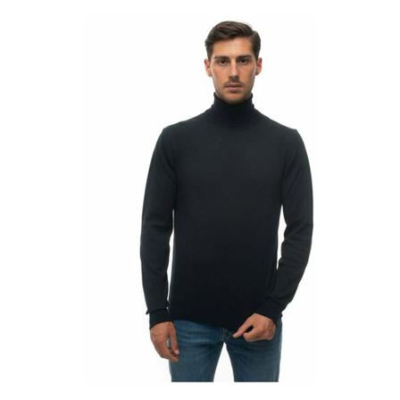 Peuterey Dolcevita Gorran in cotton mixed and wool Sort, Herre Rullekraver
