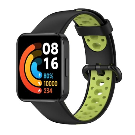 Tvåfärgat silikonarmband för Xiaomi Redmi Watch 2 Lite