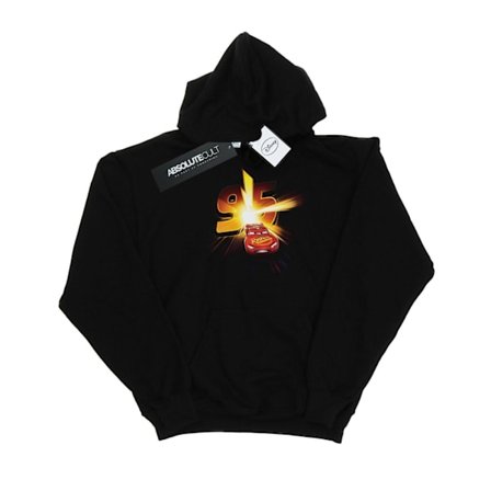 Disney Cars Lightning McQueen Burst Hoodie L Svart