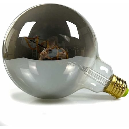Edison Classic Globe G125 Buet LED Filamentpære Skruebase E27 220/240 V Dimbar, Glass, Smoke, E27 4.00 wattW 230.00 voltV KLB