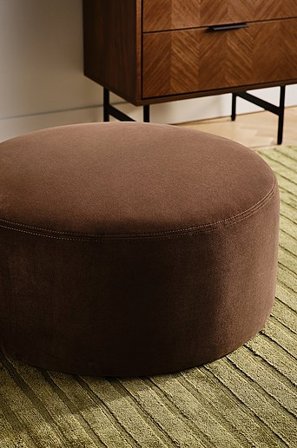 Jotex - Sittpuff Polyuretan - Plywood - Polyester Brun ZIBO - Köp Sittpuffar hos Jotex