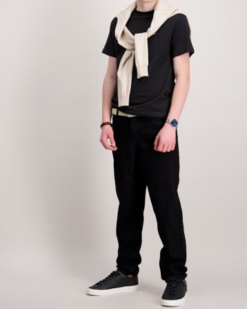 LMTD NLMNIZZA DNM DAD PANT Czarny Jeansy Chłopiec - Kids Brand Store