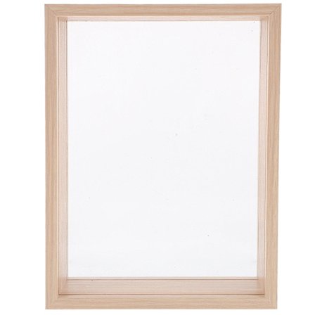 Skuggbox display torkad blomma ram prov display ram hantverk fotoram (21X16X6CM, som visas på bilden)