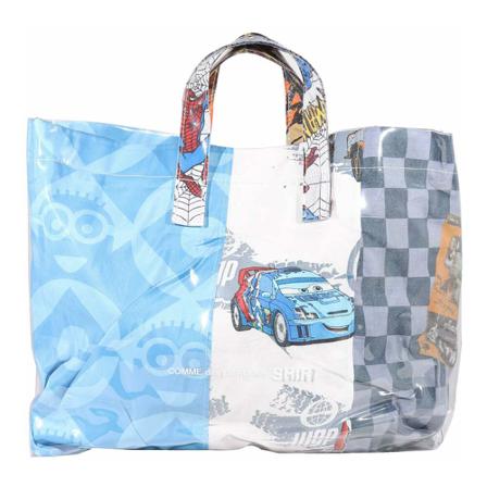 Comme des Garçons, Tote Bag Blauw, Dames, Maat:ONE Size