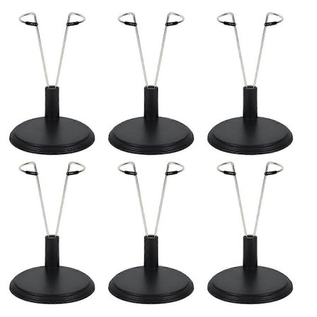 6 kpl Nuken Jalusta Säädettävä Nuken Esittelyteline 4-8 tuuman Lelulle[HK]