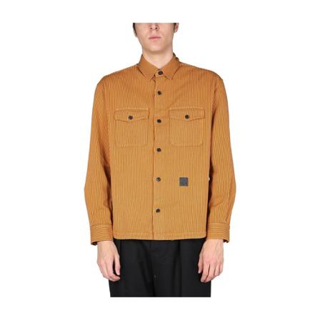 Kenzo, Casual Shirts Pomarańczowy, Mężczyzna, Rozmiar: M