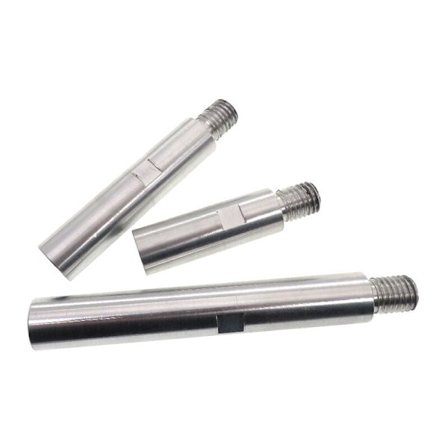 3 stk. forlengelsesstang for vinkelsliper i aluminiumslegering M14 Forlengelsesstang for vinkelsliper 75 mm 100 mm 140 mm M14 Skrueadapter for 