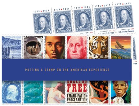 USA - Amerikansk posthistorie: Benjamin Franklin - Postfrisk prestigehæfte