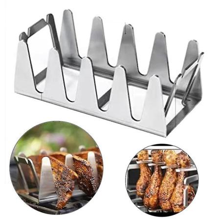 Monitoiminen ruostumattomasta teräksestä valmistettu BBQ-telineiden teline