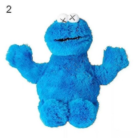 2024 Kaws Sesame Street Elmo Cookie Doll Børn Plys Legetøj-1