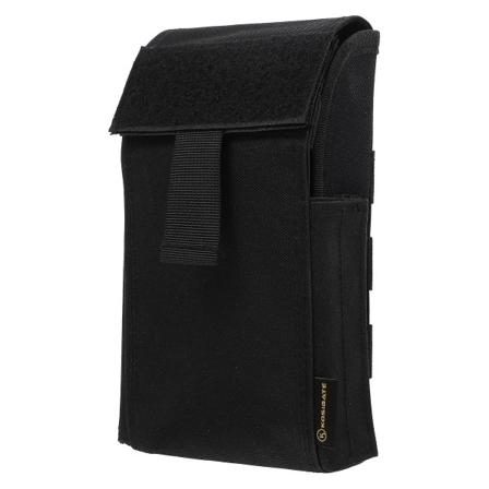 Multifunktionel taktik taske mode bæltetaske cosplay af udendørs skydepatron Black 21X12cm