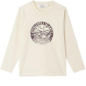 Bonpoint Tadda Branded Graphic T-shirt Naturel 12 Years - Tops - 12 years - Cream