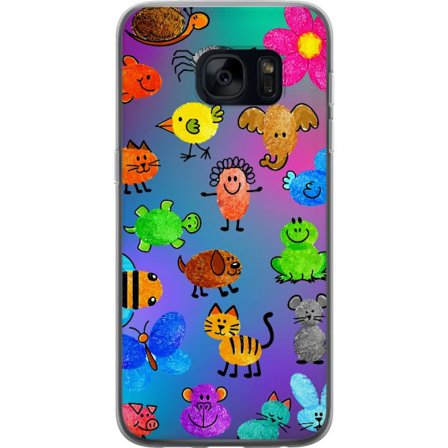 Yhteensopiva Puhelinkuori Samsung Galaxy S7 Little Scribble Friends