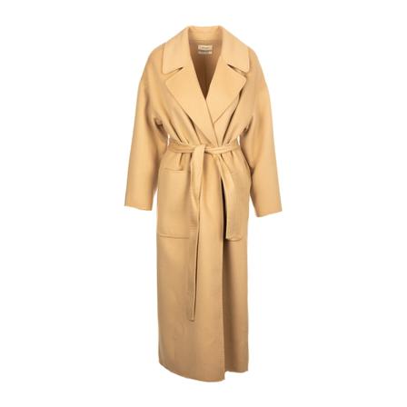 ViCOLO Belted Coats inbo, Dame Uldfrakker
