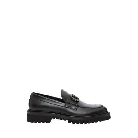 Valentino Garavani, VLogo loafers Czarny, Mężczyzna, Rozmiar: 45 EU