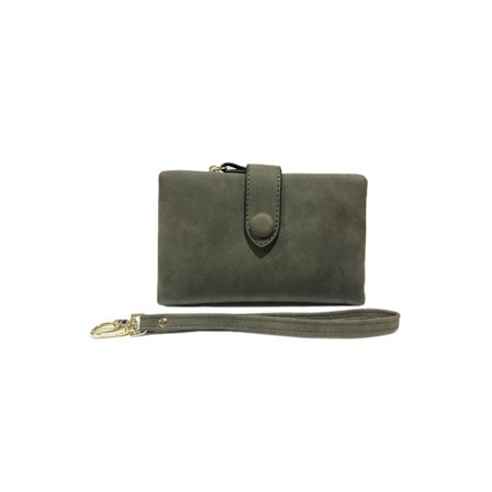 Mynter Dame Lærveske Dame Armbånd Stor Kapasitet Glidelås