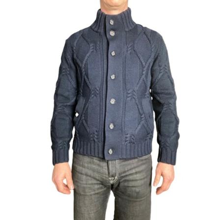 Paolo Pecora Cardigan Blå, Herre Cardigans, Størrelse: M