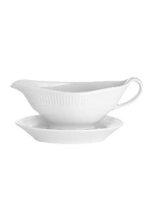 Pillivuyt Såssnipa Plissé 32 Cl 20,5 X 9,5 cm Serveringstillbehör Vit