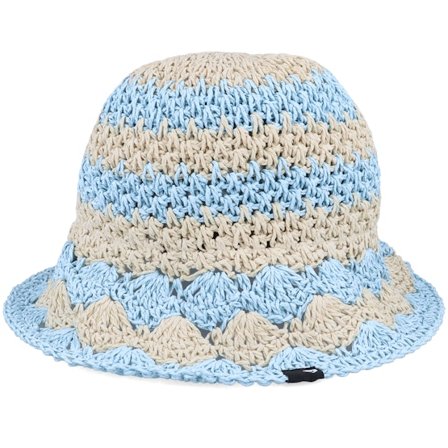 Quiksilver - Blue - straw - Hat - Women Summer Pursuit Pool Paper Straw - Hatstore