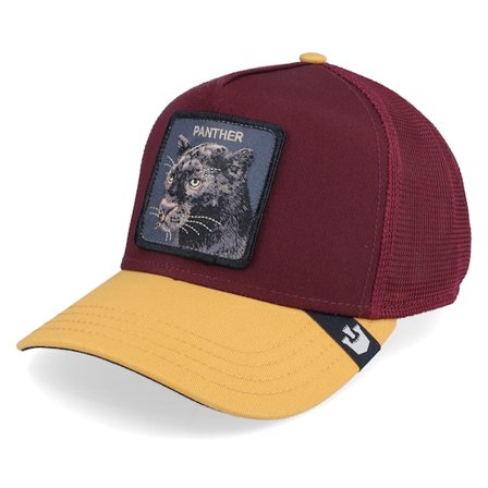Goorin Bros. - Red trucker Czapka Z Daszkiem - Premium Panther Scarlet Trucker @ Hatstore