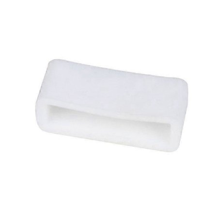 5 kpl kellon lisävarusterengas silikoninen korvausrengas hihnan pidike 24 mm, valkoinen