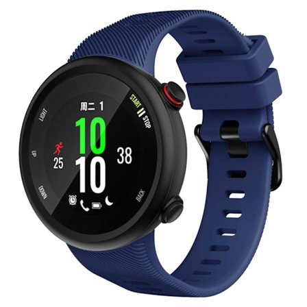 Garmin Forerunner 45 hållbart klockarmband i silikon - Marinblå