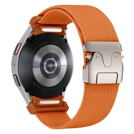 Fallskärmsrem för Samsung Galaxy Watch 7 FE 6 4 Classic 5 pro 44mm 40mm 47 Utan glipor stretch Nylonarmband Galaxy Watch 7 Armband