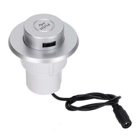 USB-lader for skrivebord, sofa og stue - Skjult innebygd USB-lader for mobiltelefon