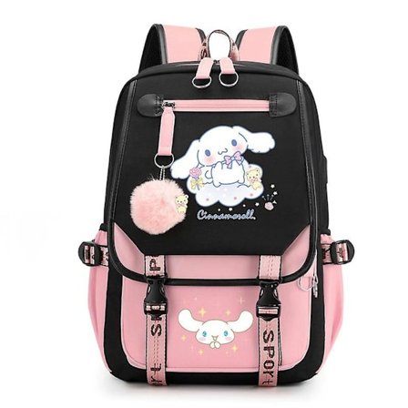 Jade Guigou Ryggsäck för grundskoleelever, söt tecknad flicka Ryggsäck, flicka Ryggsäck
