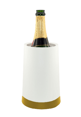 Pulltex Vinkylare m separat gel vit/guld Serveringstillbehör Flerfärgad 18,5X12