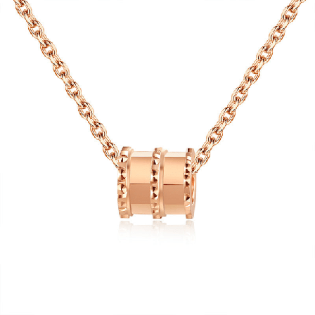 Kvinnor Halsband Kedja Choker Hänge Smycken Flickor Present S925 Silver Liten midja Snygg och utsökt Rose Gold 925 silver