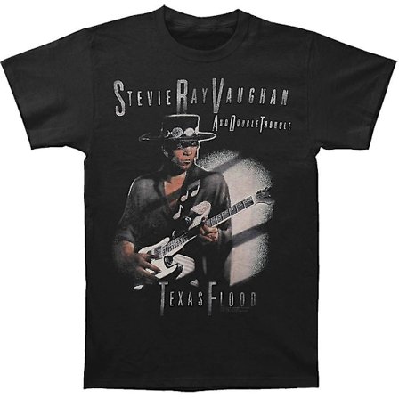 Stevie Ray Vaughan T-skjorta Double Trouble Stevie Ray Vaughan Skjorta Kläder