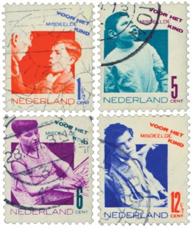 Holland 1931 - NVPH 240-243 - Stemplet