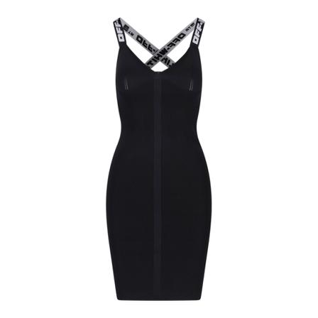 Off White, Short Dresses Zwart, Dames, Maat:S