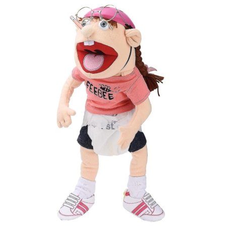 Het Jeffy Phoebe syster handdocka plyschleksak Phoebe hatt handdocka spel plyschdocka barn presenter