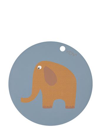 Placemat Elephant Home Meal Time Placemats & Coasters Sininen OYOY Living Design