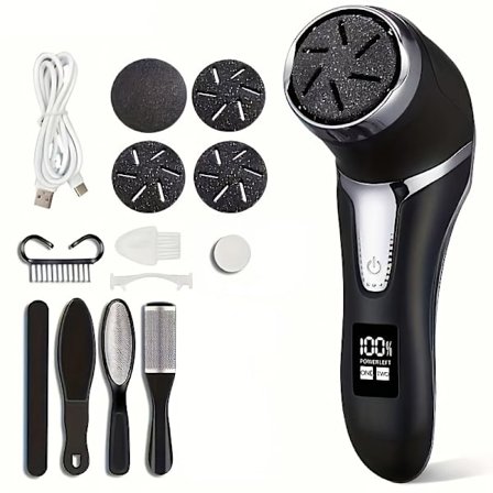 MIGUAN Elektrisk Fotfil for Hard Hud | Oppladbar, Bærbar Elektronisk Pedikyrverktøy